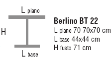 Schema Tavolo: Berlino BT 22