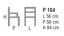 Schema Poltrona: Break P 104