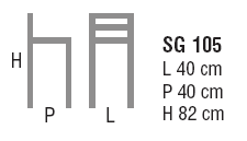 Schema Sgabello: Break SG 105