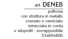 Schema Poltrona: Deneb 