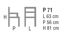 Schema Poltrona Congrex: Golf P 71