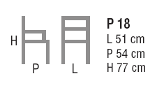 Schema Poltrona: Ischia P 18