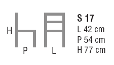 Schema Sedia: Ischia S 17