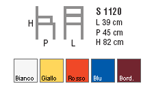 Schema Sedia: Jenny S 120