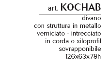 Schema Poltrona: Kochab 