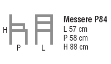 Schema Poltrona Congrex: Messere P 74