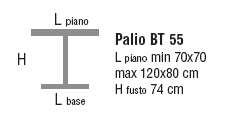 Schema Tavolo: Palio BT 65