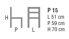 Schema Poltrona: Parisienne P 15.27