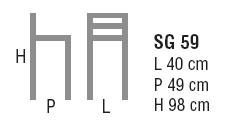 Schema Sgabello: Praga SG 59