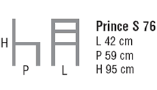 Schema Sedia Congrex: Prince S 76/T