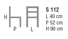 Schema Sedia: Ricciolina S 112.21