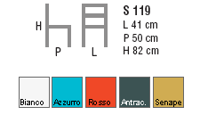 Schema Sedia: Sally S 119