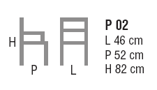 Schema Poltrona: Samurai P 02