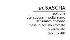 Schema Poltrona: Sascha P 92B