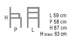 Schema Poltrona: Silvy / P3 