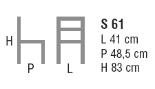 Schema Sedia: Tonetta S 61.21